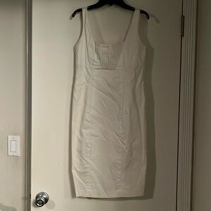 White Calvin Klein dress
